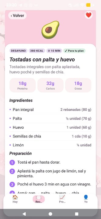Alimentando a POPA — captura de pantalla
